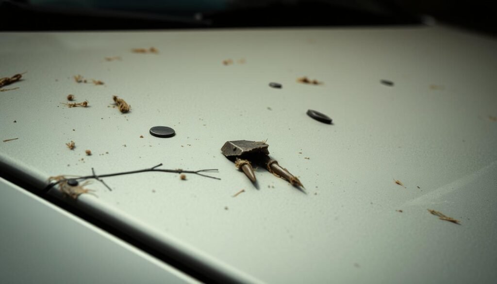 cat damage on car cat damage on car