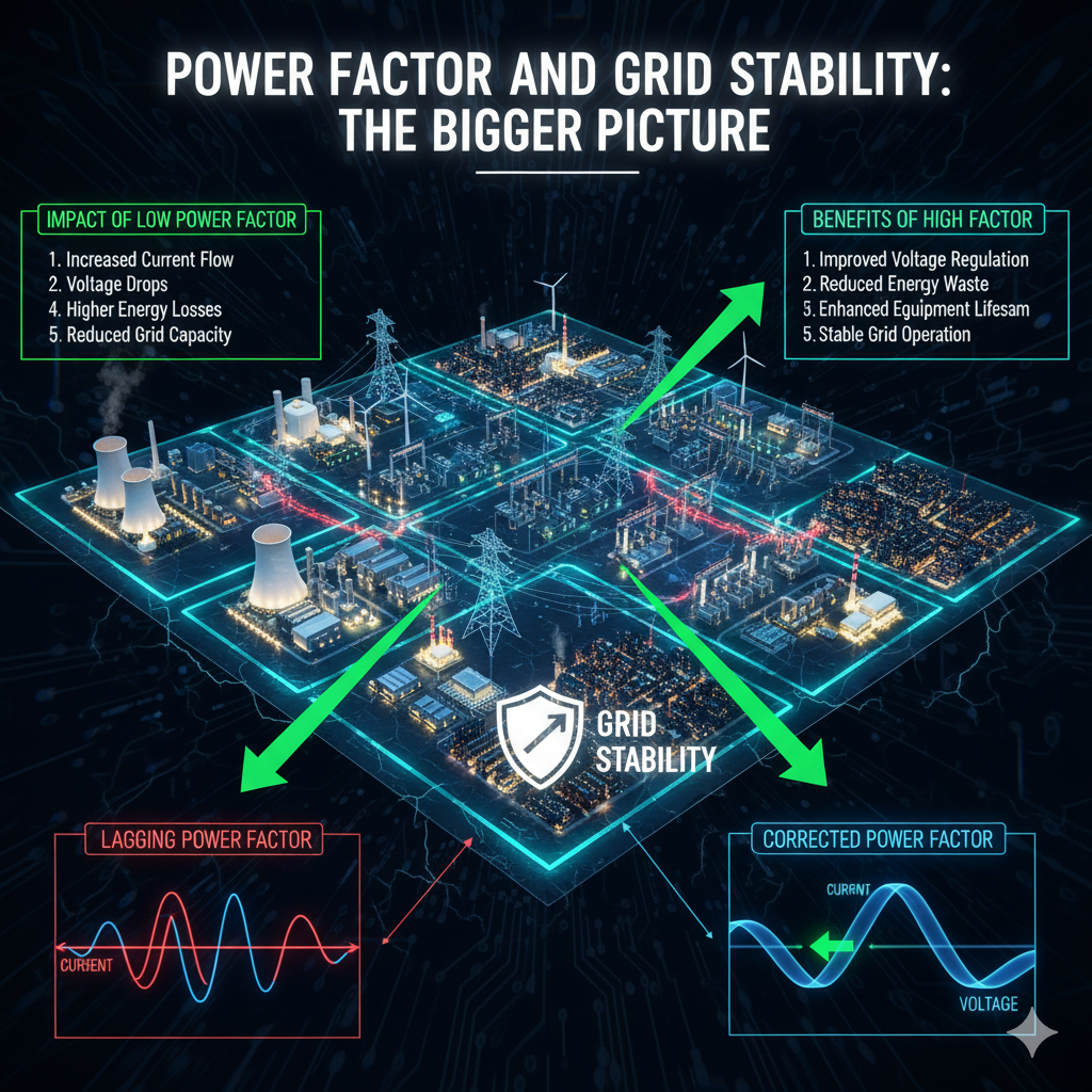 power factor is leading or lagging